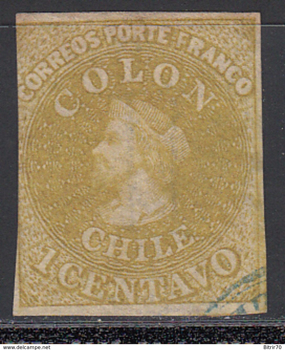 1861-67  Yvert Nº 7 - Chile