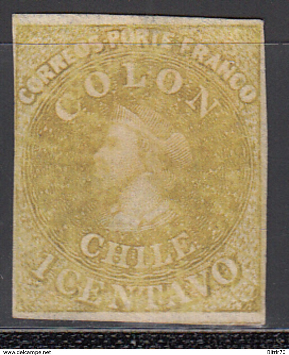 1861-67  Yvert Nº 7 (*) - Chile