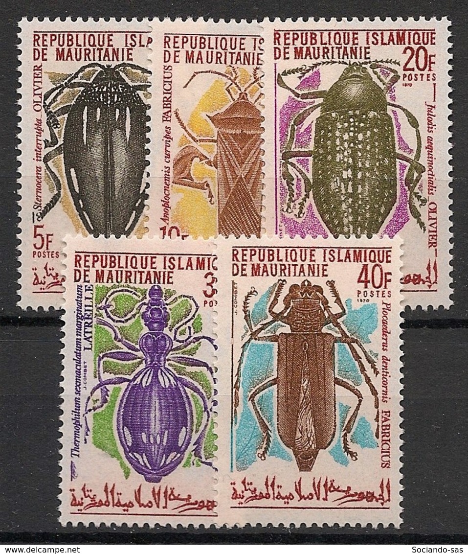 Mauritanie - 1970 - N°Yv. 276 à 280 - Insectes - Neuf Luxe ** / MNH / Postfrisch - Mauretanien (1960-...)