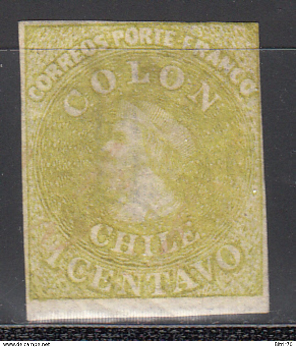 1861-67  Yvert Nº 7 (*) - Chile