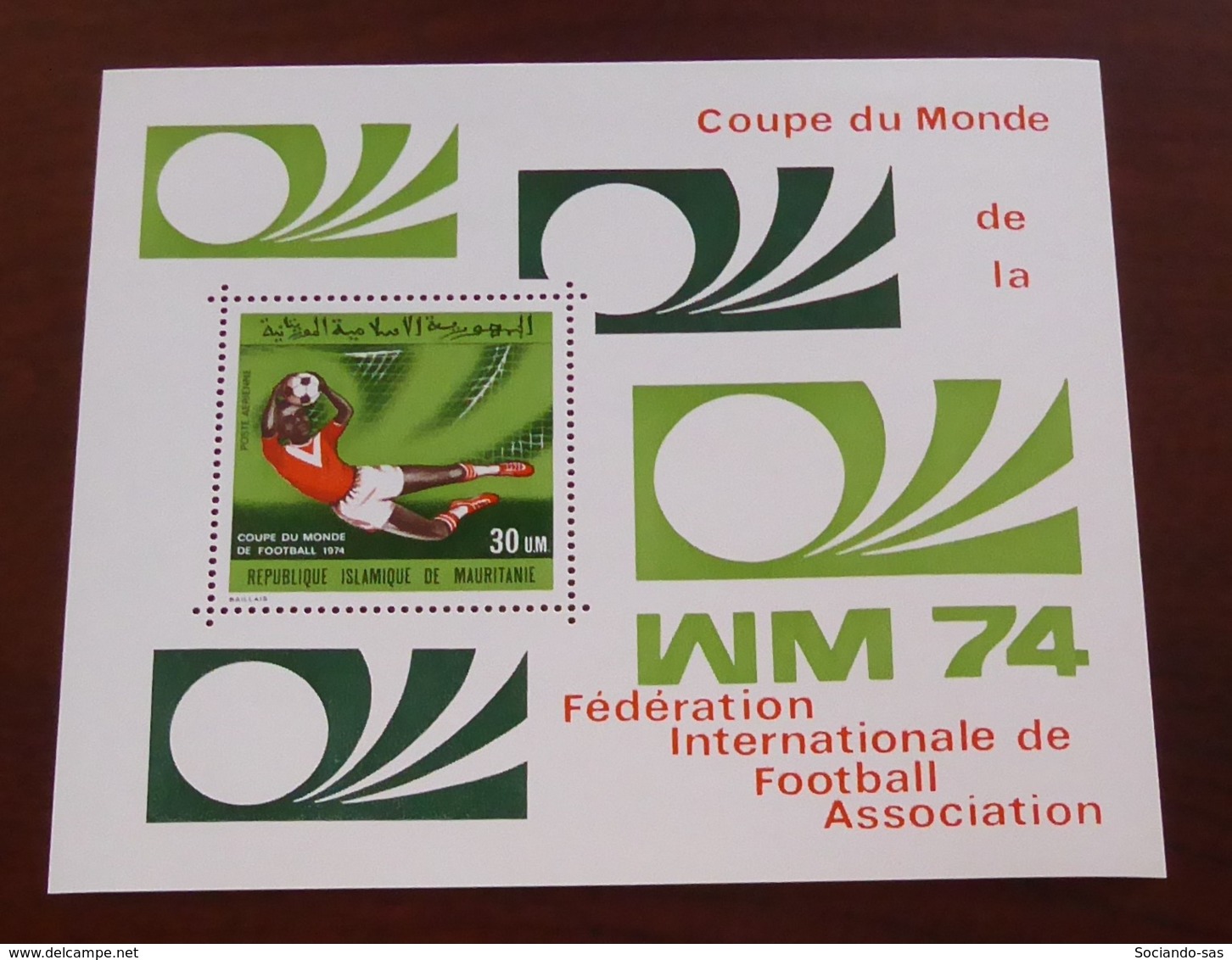 Mauritanie - 1974 - Bloc Feuillet BF N°Yv. 12 - Football World Cup Germany - Neuf Luxe ** / MNH / Postfrisch - 1974 – Germania Ovest