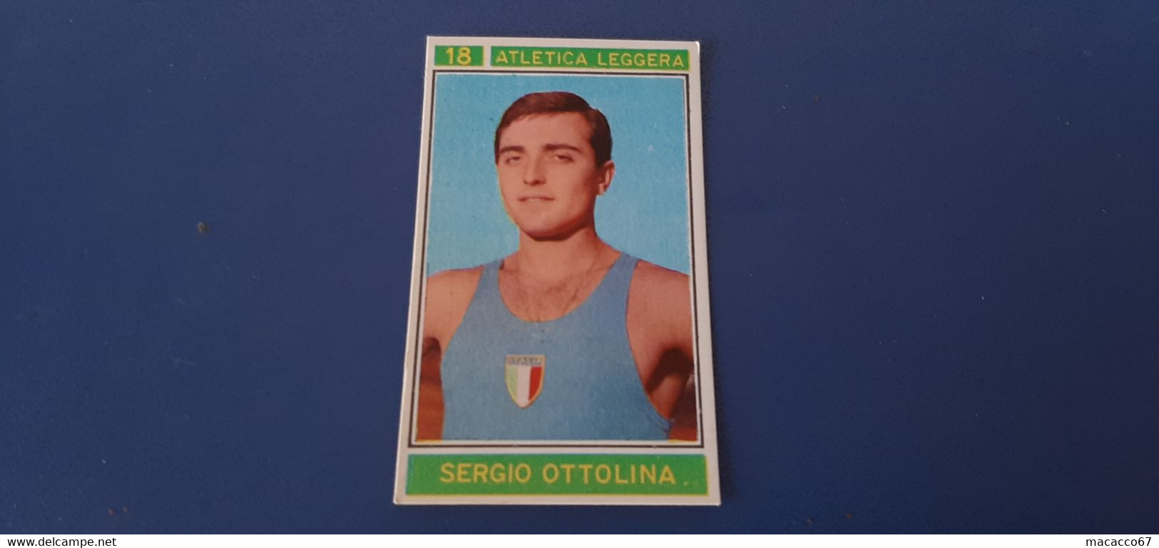 Figurina Panini Campioni Dello Sport 1967 - 018 Sergio Ottolina - Edizione Italiana