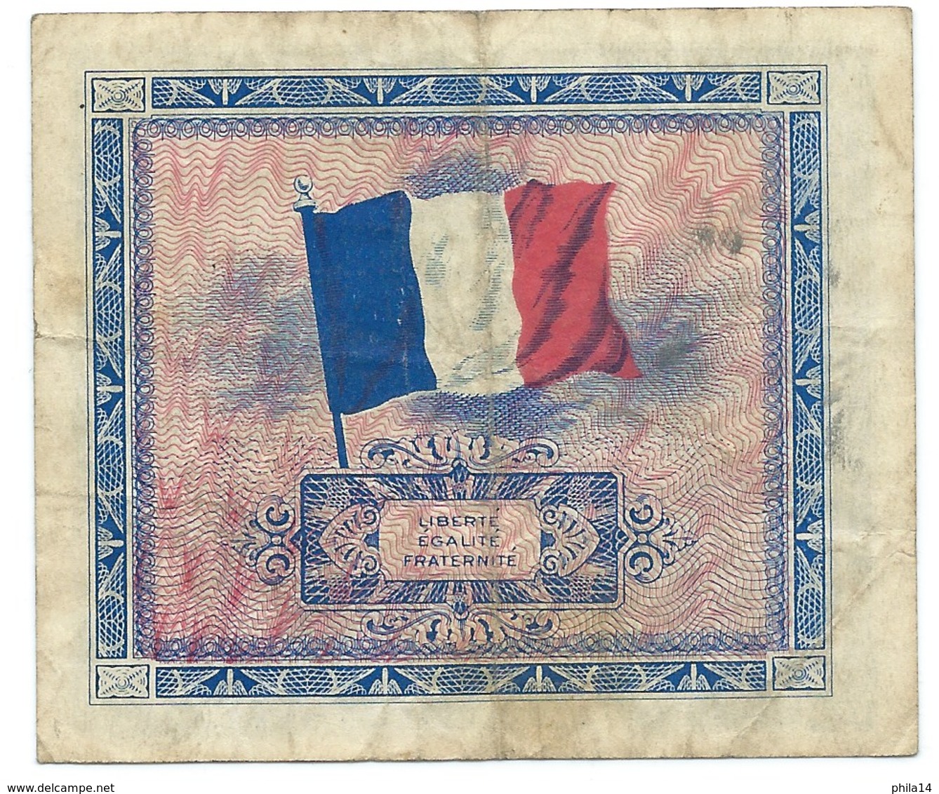 BILLET DU TRESOR 10 FRANCS TYPE DRAPEAU EMIS EN FRANCE EN 1944 - 1944 Drapeau/France