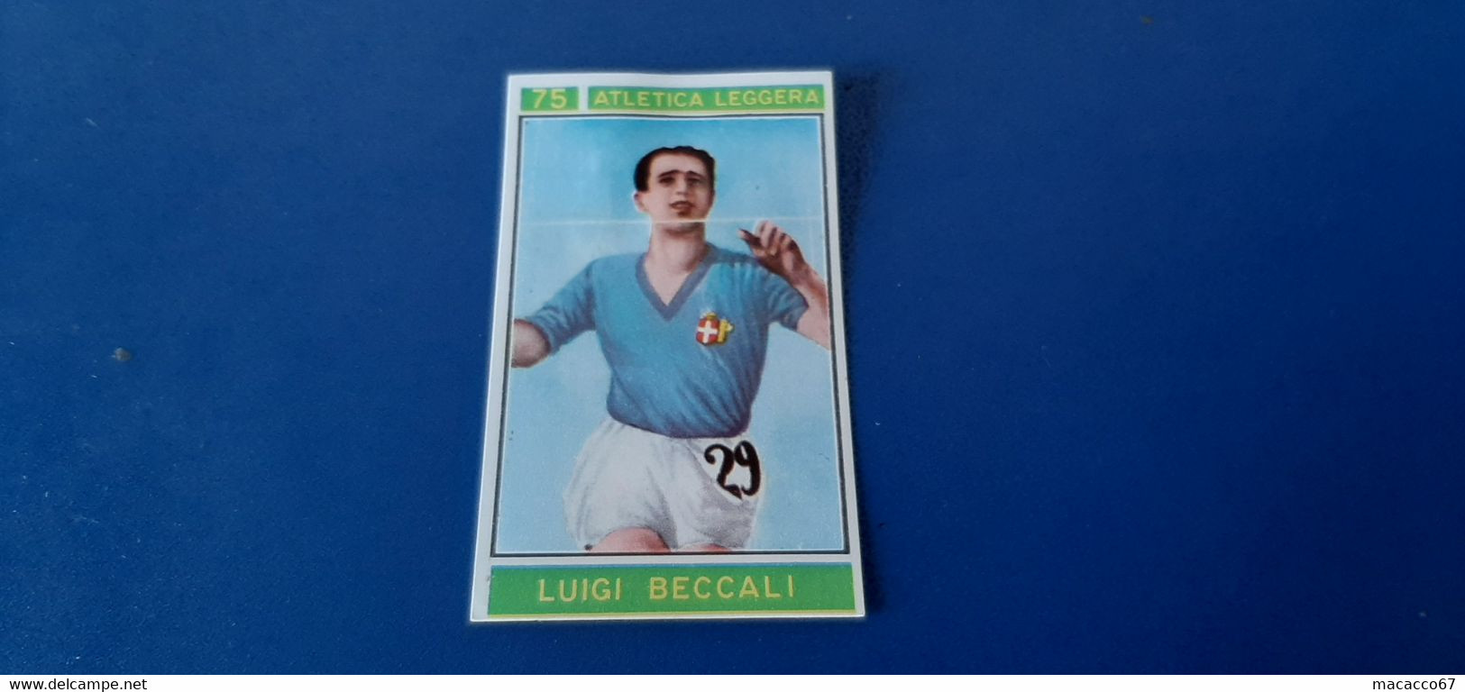 Figurina Panini Campioni Dello Sport 1967 - 075 Luigi Beccali - Edizione Italiana