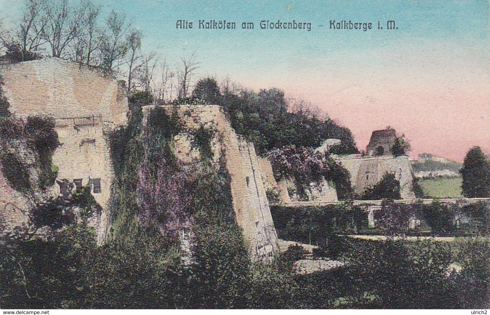 AK Kalkberge I. M. - Alte Kalköfen Am Glockenberg - 1911 (40879) - Rüdersdorf