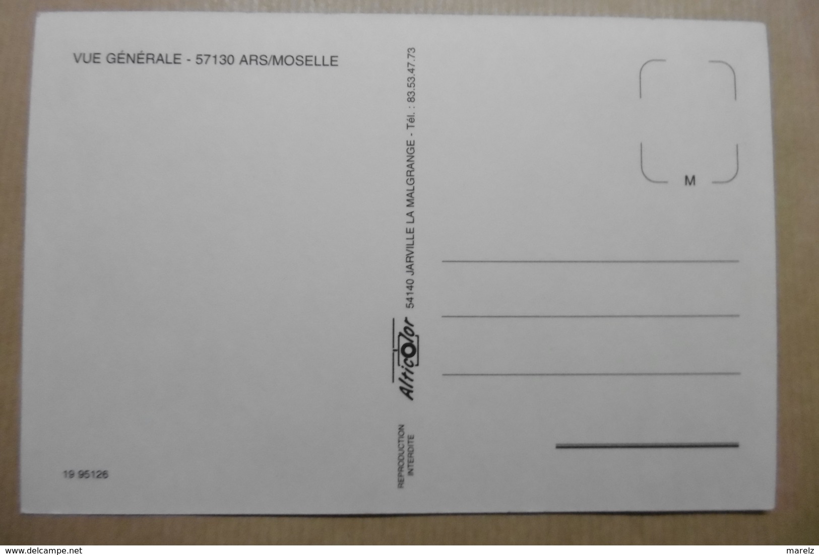 ARS SUR MOSELLE 57130 Vue Générale - Ars Sur Moselle