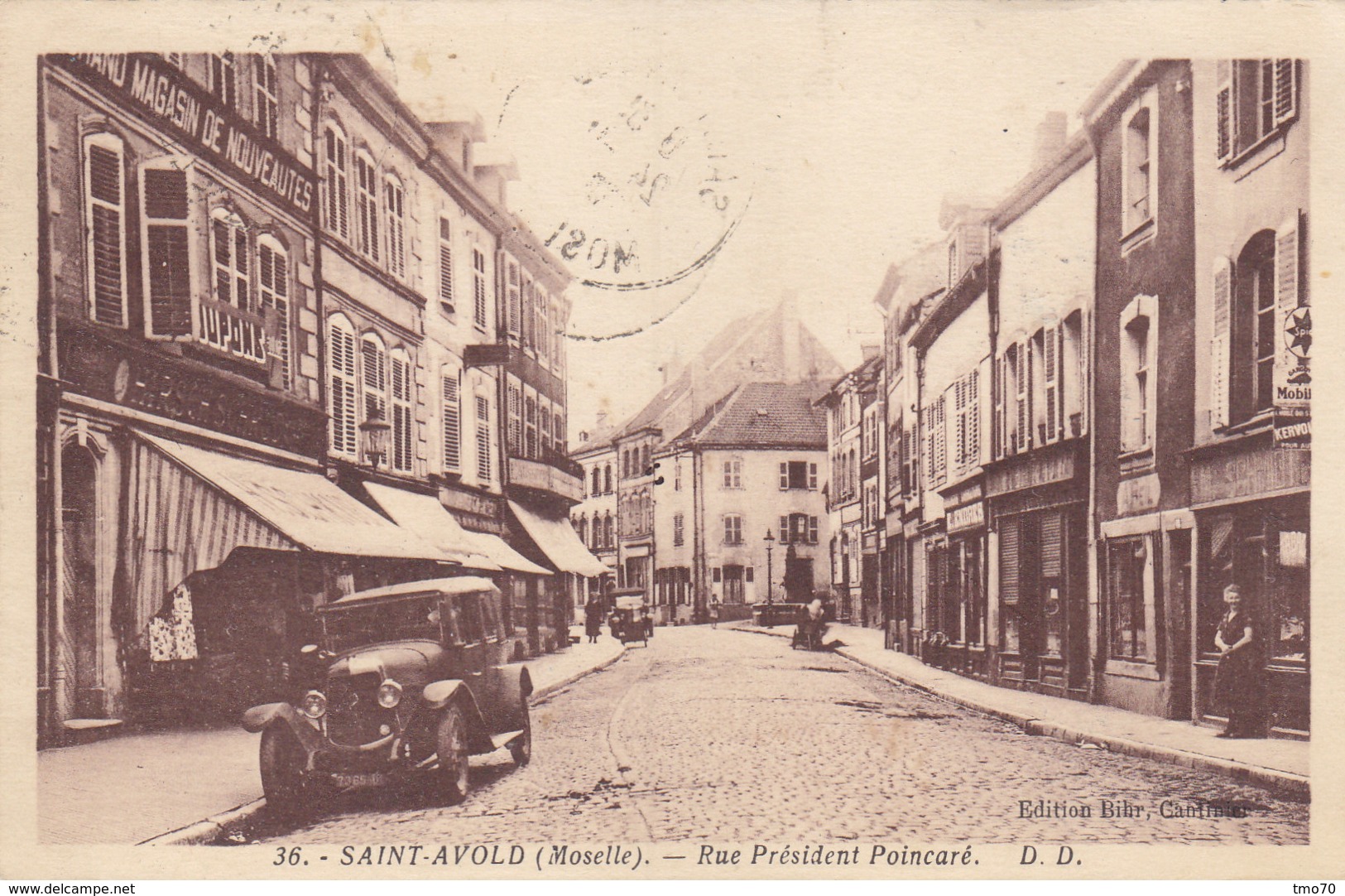 57  Moselle  -  Saint  Avold  -  Rue  Président  Poincaré - Saint-Avold