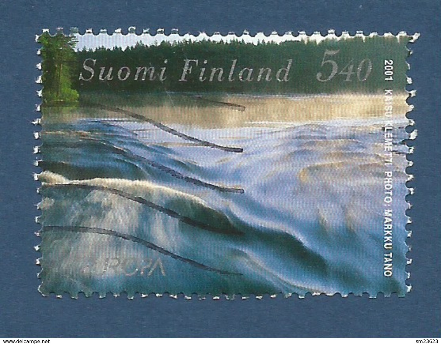 Suomi Finnland   2001  Mi.Nr. 1566 , EUROPA CEPT - Lebensspender Wasser - Gestempelt / Fine Used / (o) - 2001