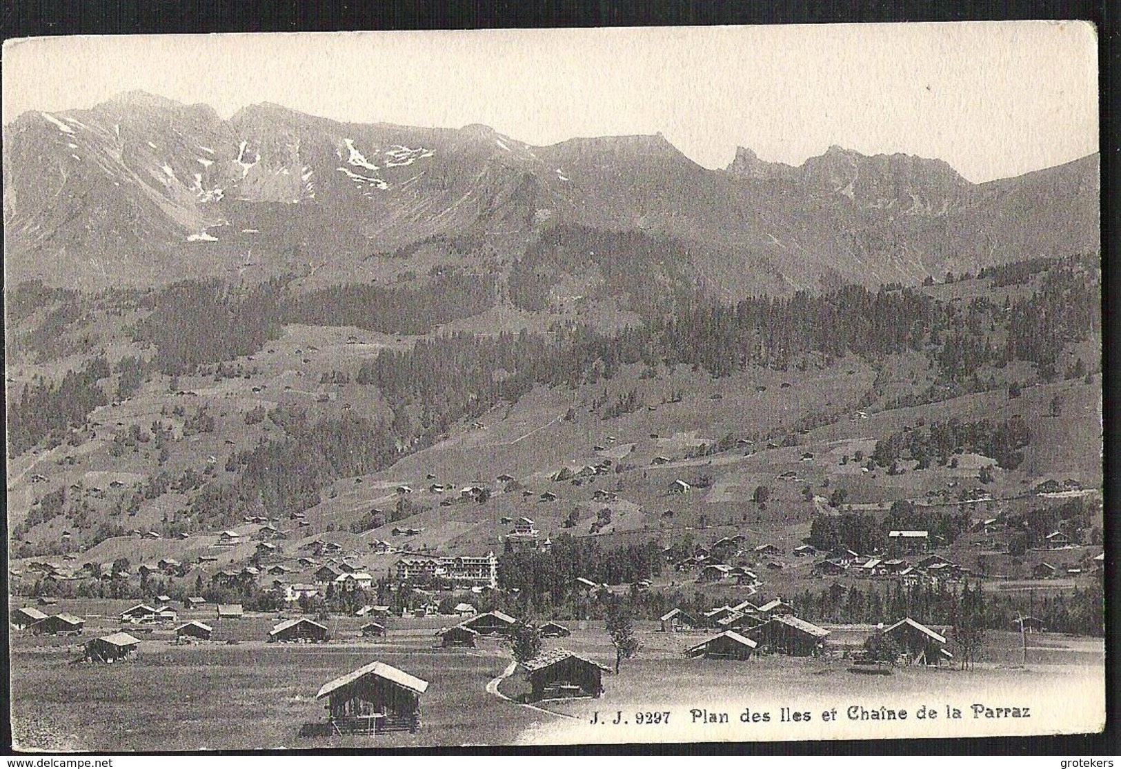 Plan Des Iles Et Chaîne De La Parraz  *  Ca 1910 - Andere & Zonder Classificatie