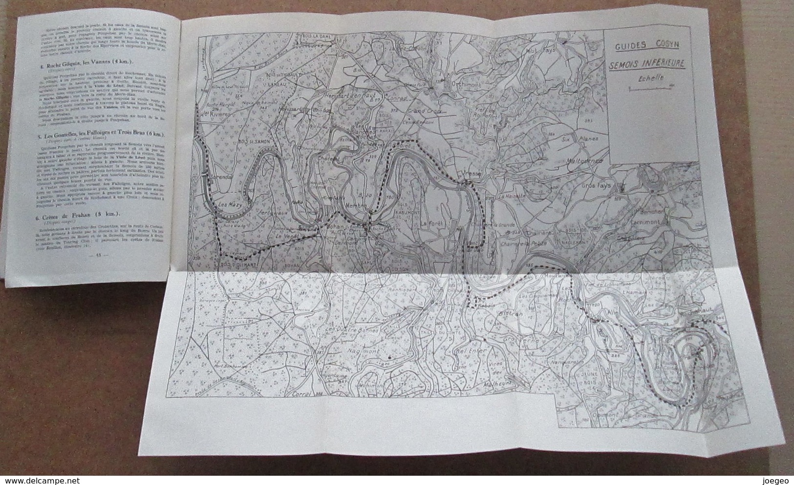 Guides Cosyn - Les Ardennes - Semois Inférieure De Bouillon à Bohan - Cartes Completes - Belgique