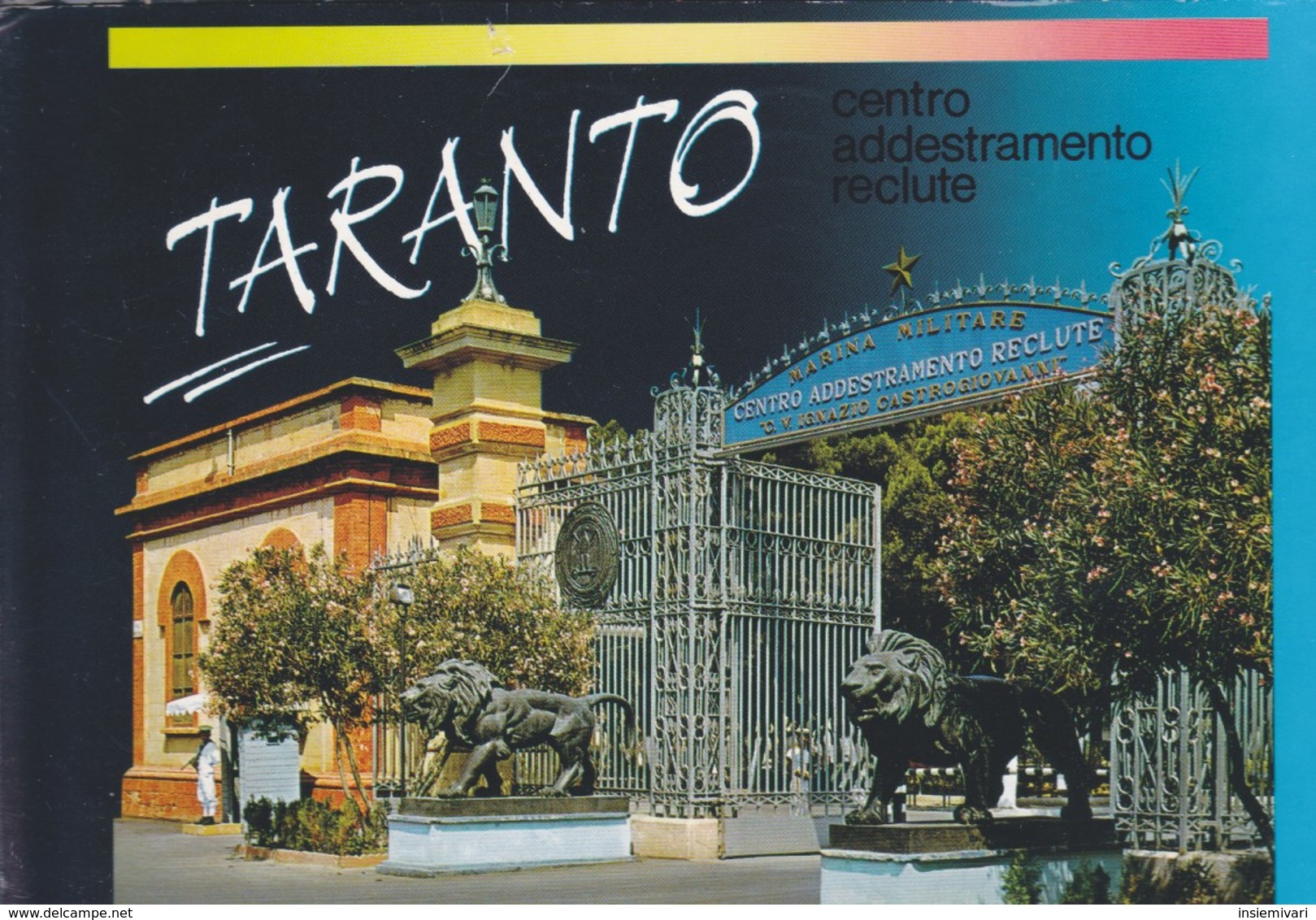 Italia Formato Grande:Cartolina TARANTO - Centro Addestramento Reclute(2 Pezzi Uguali). Viaggiate. - Taranto