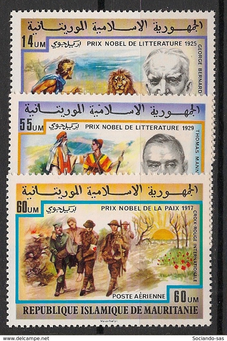 Mauritanie - 1977 - Poste Aérienne PA N°Yv. 178 à 180 - Prix Nobel - Neuf Luxe ** / MNH / Postfrisch - Prix Nobel