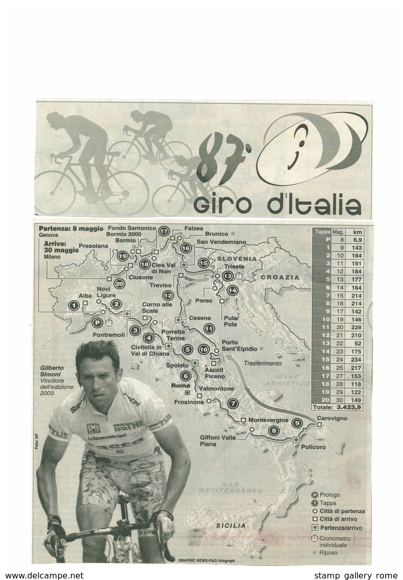 90° GIRO D'ITALIA - OPERA ANALOGICA DI OLTRE 100 PAGINE CREATA DA UN'APPASSIONATO DI FILATELIA, MARCOFILIA E CICLISMO