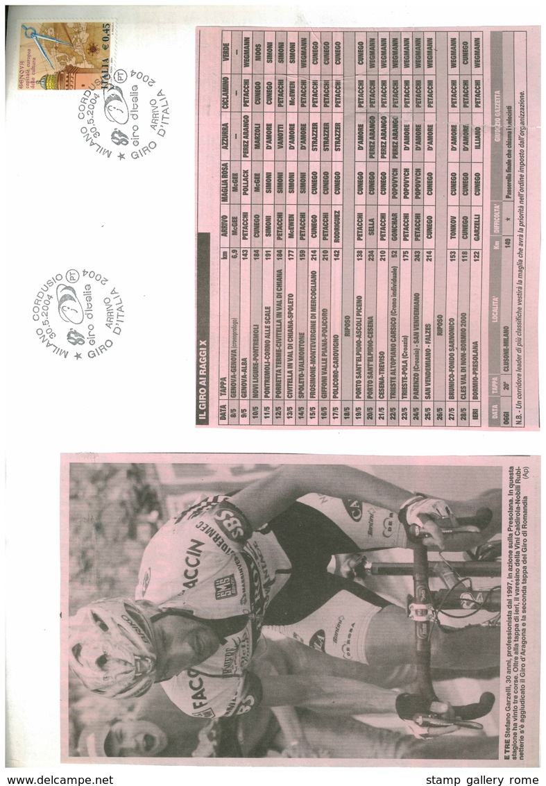 90° GIRO D'ITALIA - OPERA ANALOGICA DI OLTRE 100 PAGINE CREATA DA UN'APPASSIONATO DI FILATELIA, MARCOFILIA E CICLISMO