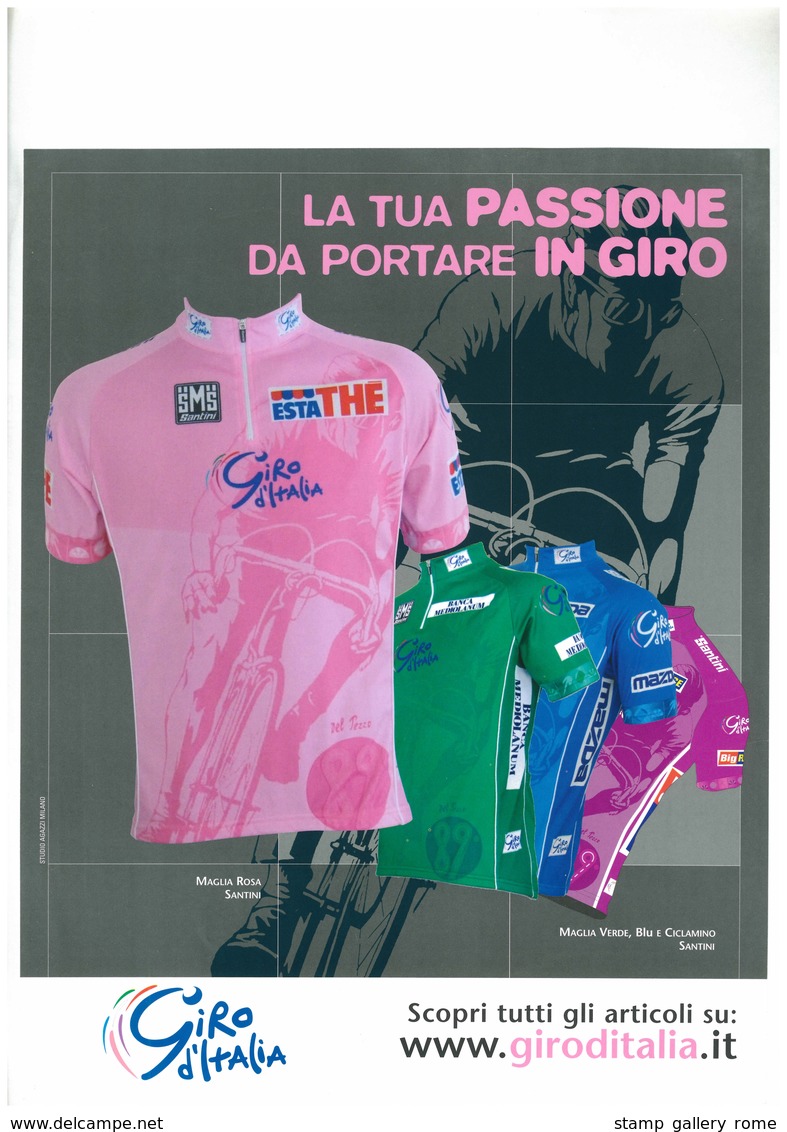 90° GIRO D'ITALIA - OPERA ANALOGICA DI OLTRE 100 PAGINE CREATA DA UN'APPASSIONATO DI FILATELIA, MARCOFILIA E CICLISMO