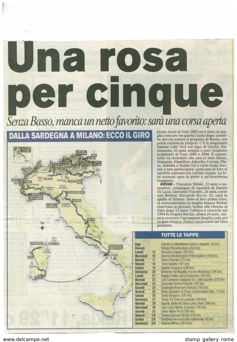 90° GIRO D'ITALIA - OPERA ANALOGICA DI OLTRE 100 PAGINE CREATA DA UN'APPASSIONATO DI FILATELIA, MARCOFILIA E CICLISMO