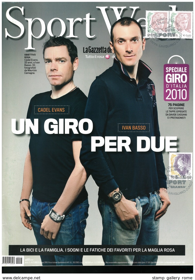 90° GIRO D'ITALIA - OPERA ANALOGICA DI OLTRE 100 PAGINE CREATA DA UN'APPASSIONATO DI FILATELIA, MARCOFILIA E CICLISMO