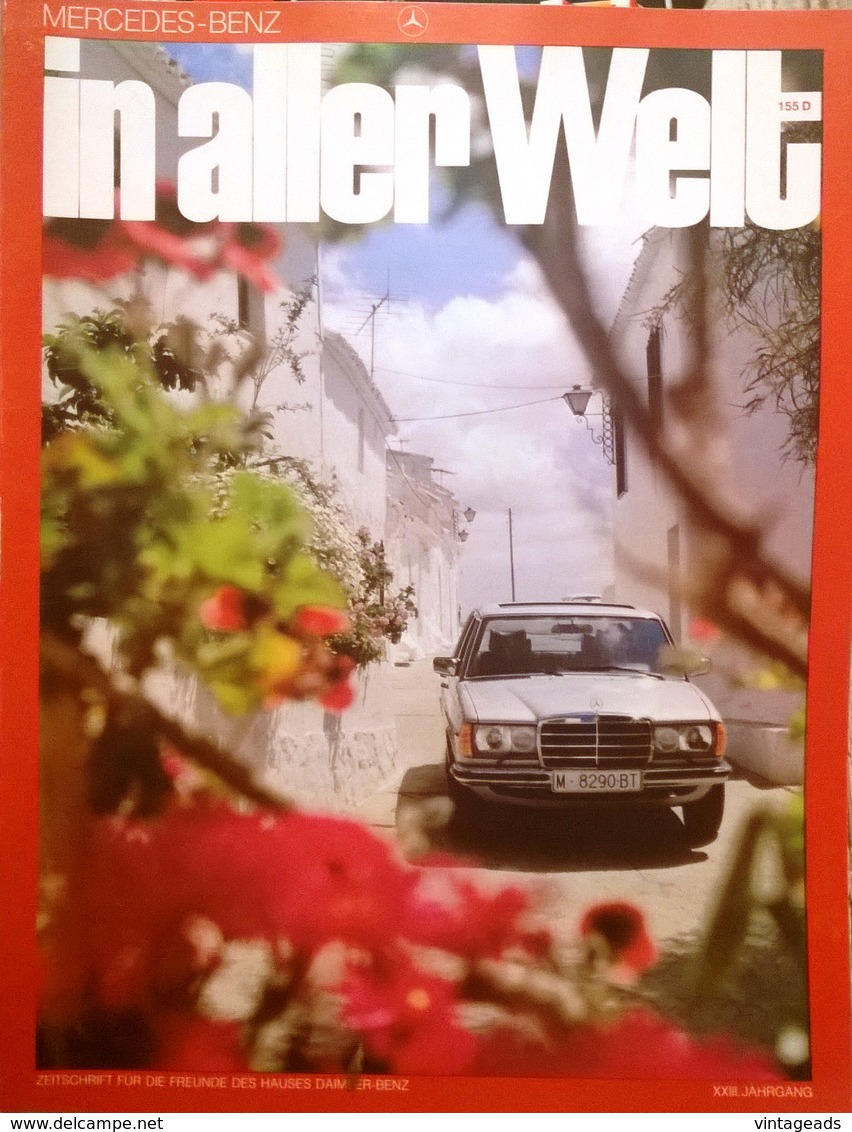 CA089 Autozeitschrift Mercedes-Benz, In Aller Welt, Nr. 155D, 5/1978 - Automóviles & Transporte