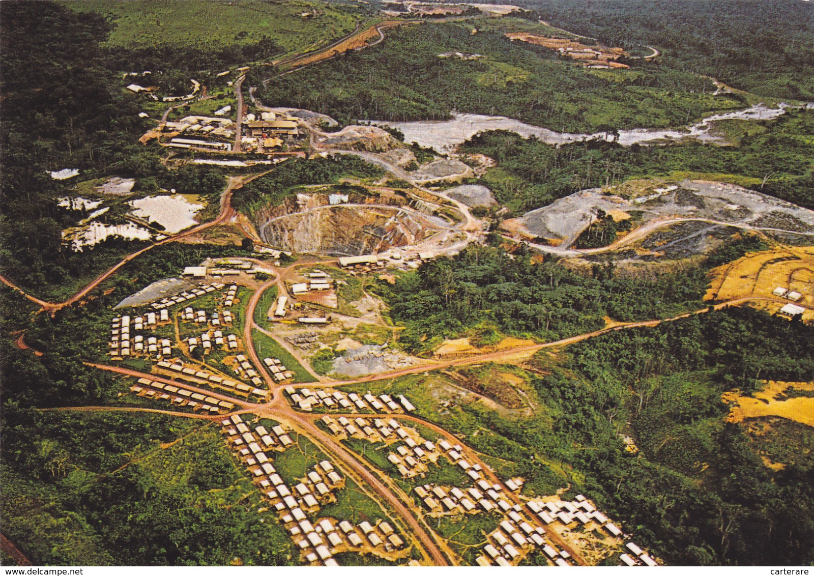 GABON,MINE,EXPLOTATION MINIERE DE L'URANIUM,MOUNANA,VUE AERIENNE - Gabon