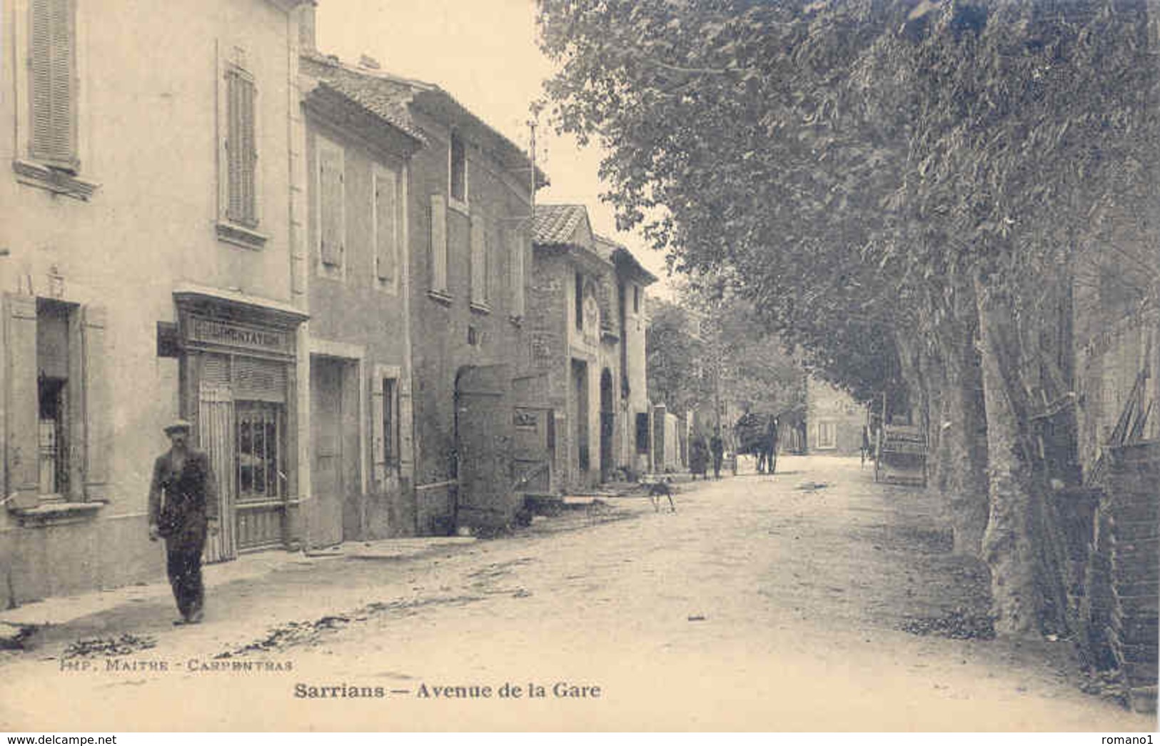 84)  SARRIANS    - Avenue De La    Gare   (    Alimentation   ) - Sarrians