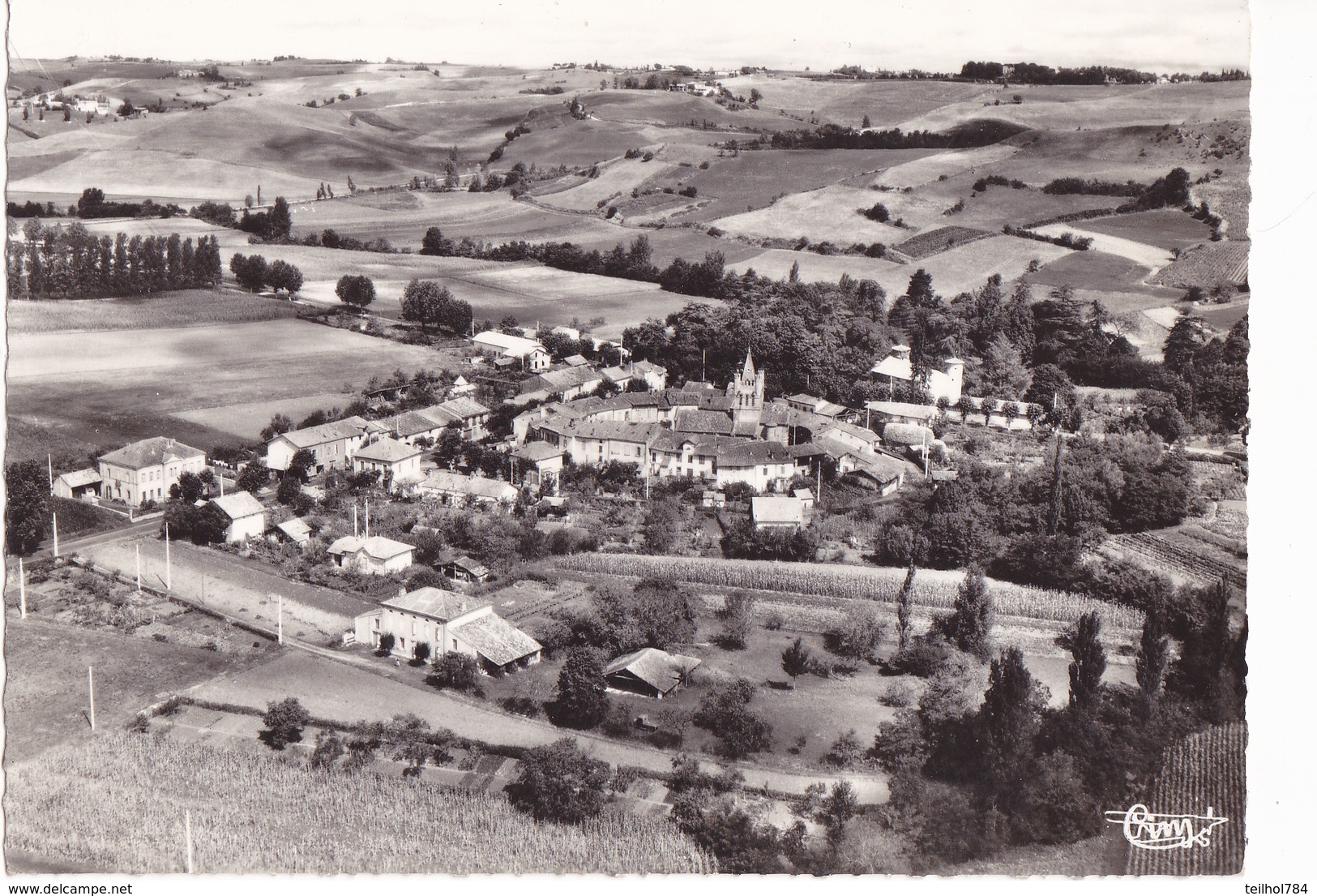 St MARTIN D OYDES  VUE PANORAMIQUE DU VILLAGE - Other & Unclassified