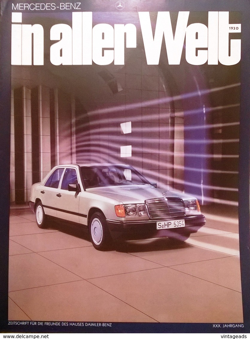 CA103 Autozeitschrift Mercedes-Benz, In Aller Welt, Nr. 193D, 1/1985 - Automobile & Transport