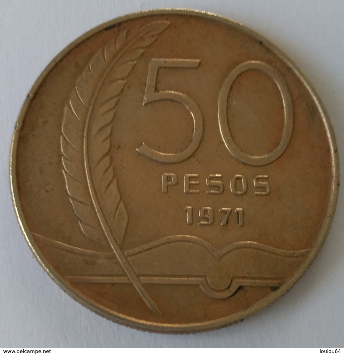 URUGUAY - 50 Pesos 1971 - RODO 1871-1917 - - Uruguay