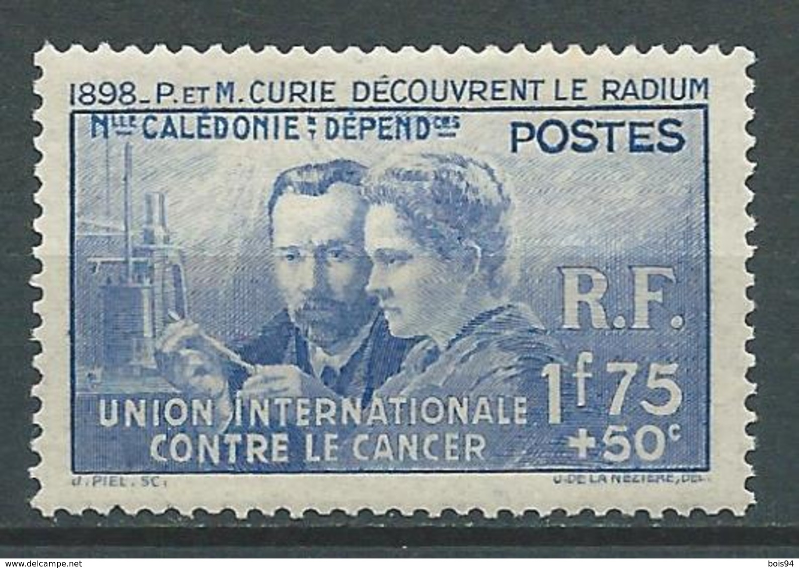 NOUVELLE-CALÉDONIE 1938 . N° 172 . Neuf * (MH) - Unused Stamps