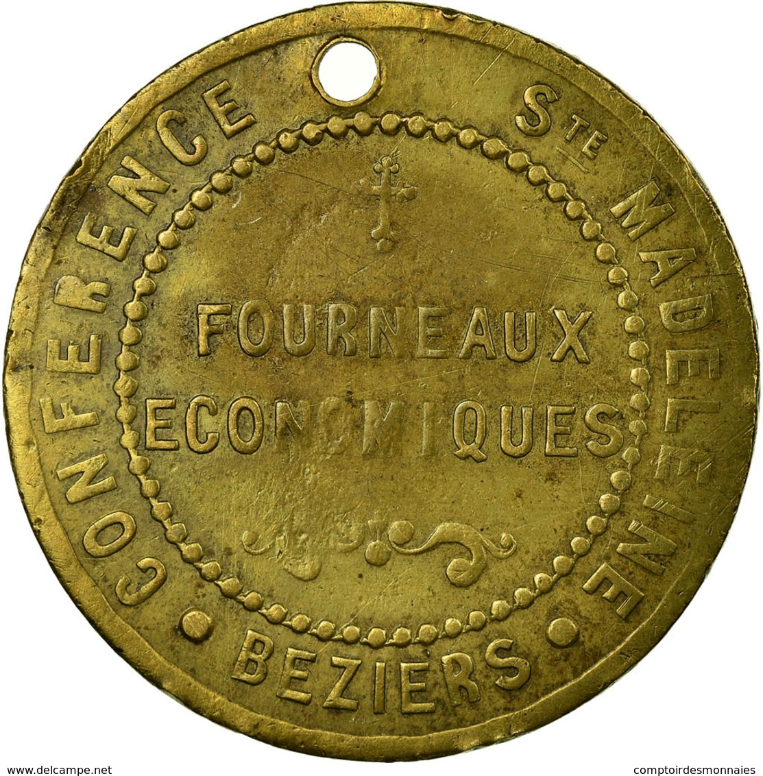 Monnaie, France, Soc. St. Vincent-de-Paul, Fourneaux Economiques, Béziers, 10 - Monétaires / De Nécessité