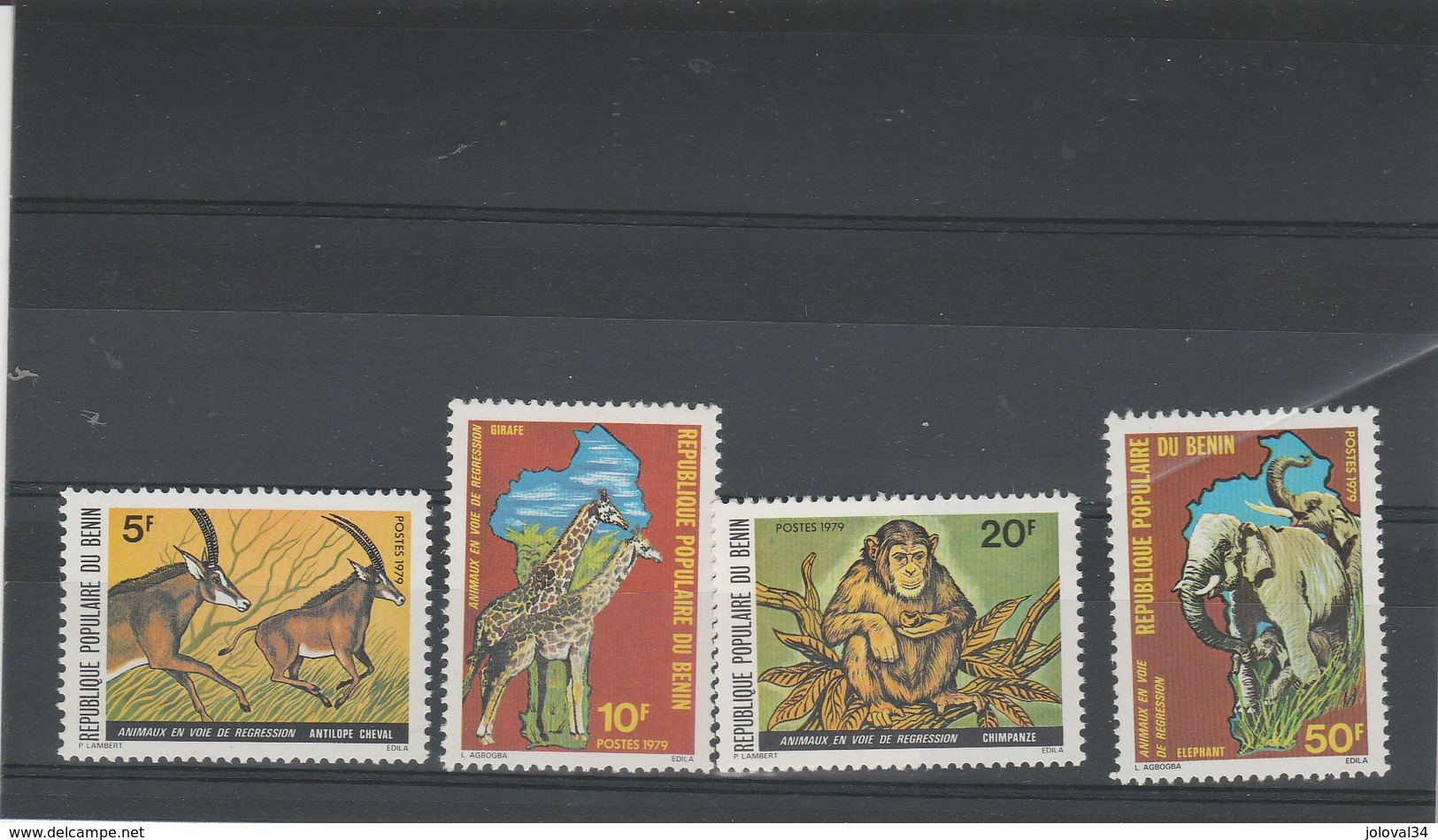 Bénin Yvert 457 à 460 ** Neufs Sans Charnière - Animaux - Benin – Dahomey (1960-...)