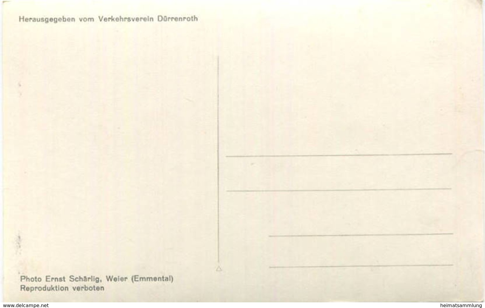 Affoltern - Kavalleriedenkmal Lueg - Foto-AK - Verlag Verkehrsverein Dürrenroth - Dürrenroth