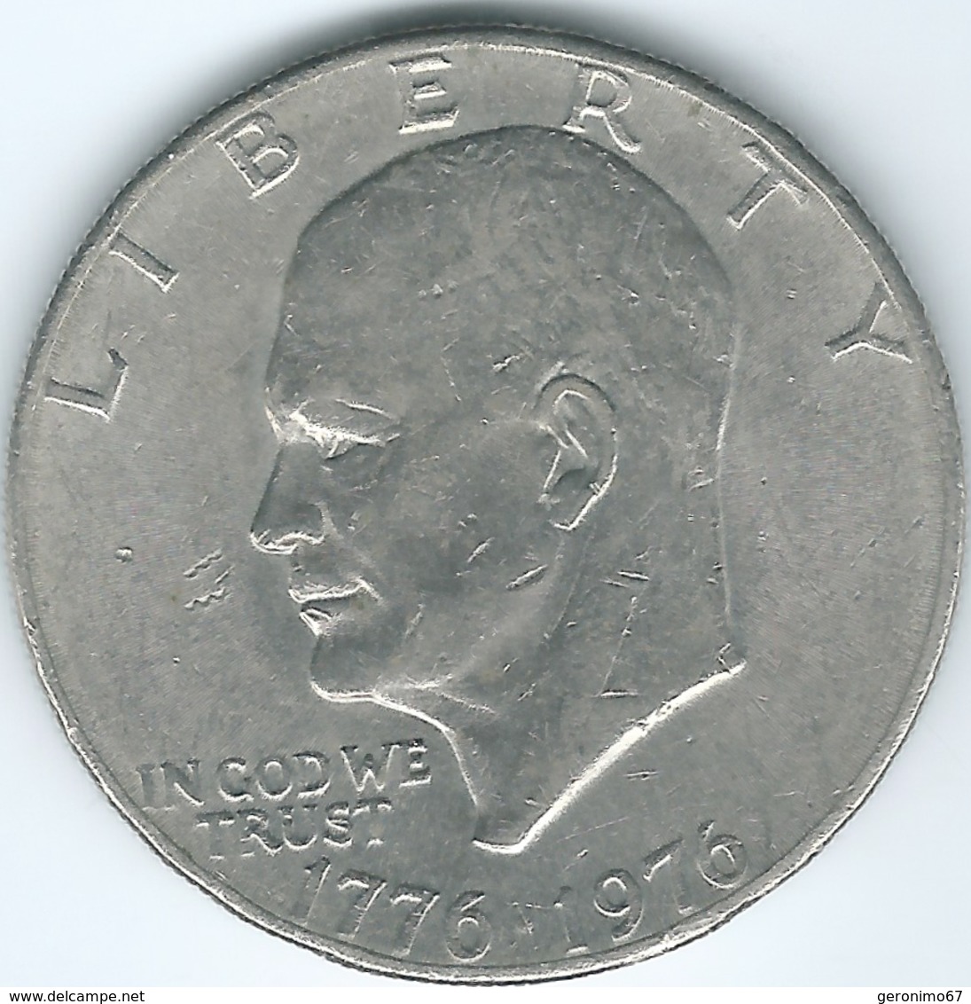 United States - 1976 - 1 Dollar - Bicentennial - KM206 - 1971-1978: Eisenhower