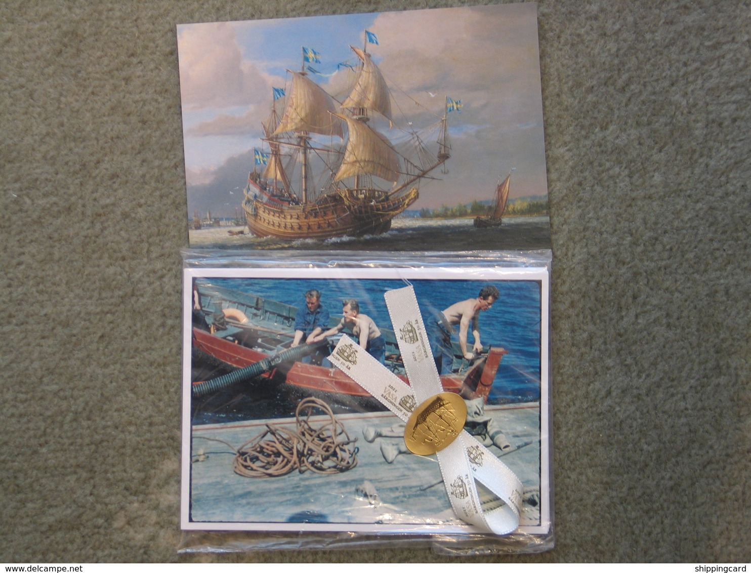 SET OF VASA CARDS AND 1 OTHER - OFFICIAL - 50TH ANNIVERSARY - Warships