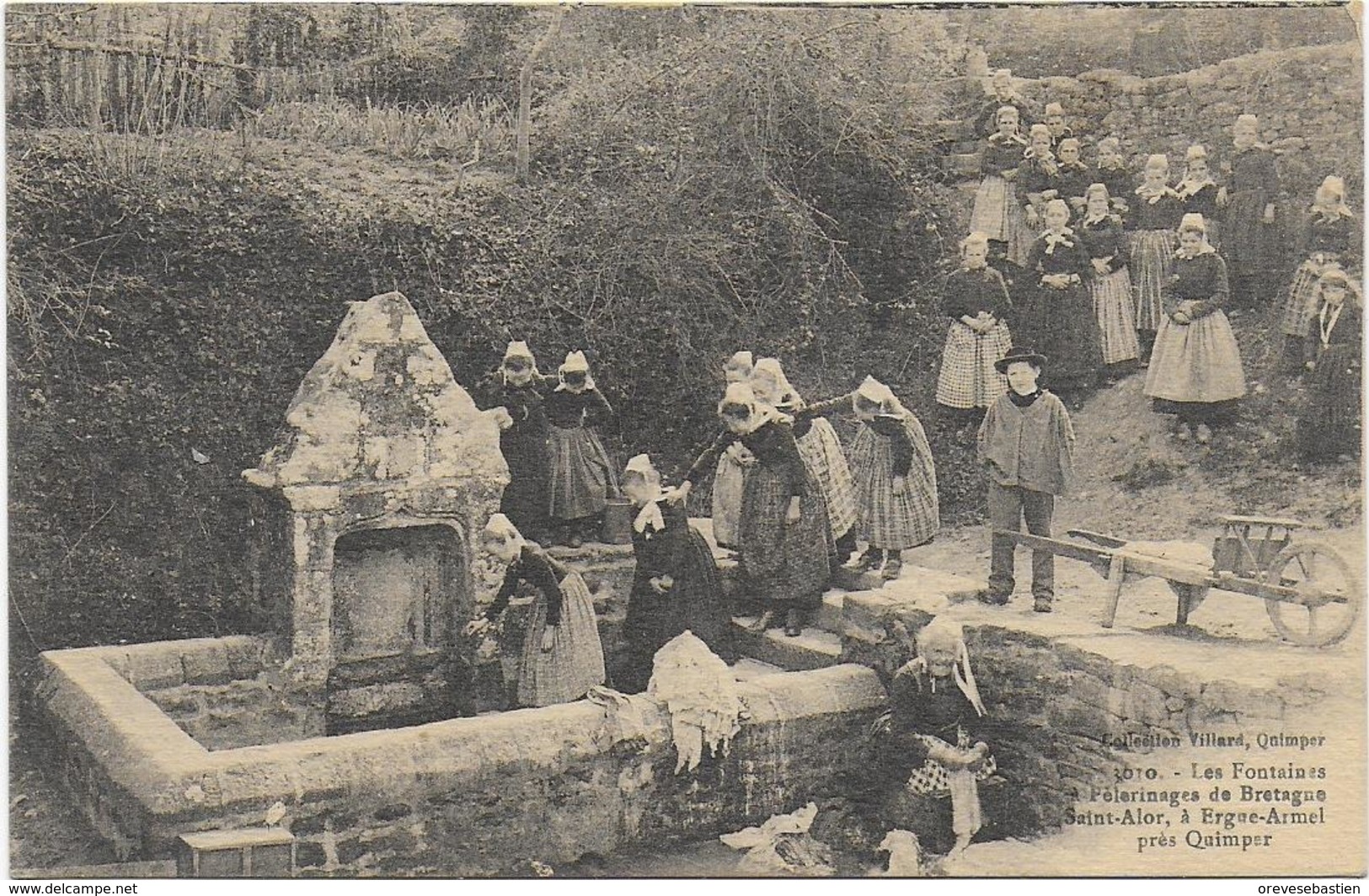 CPA - LES FONTAINES - PELERINAGES DE BRETAGNE SAINT ALOR, A ERGUE ARMEL PRES QUIMPER - N°3010 - Autres & Non Classés