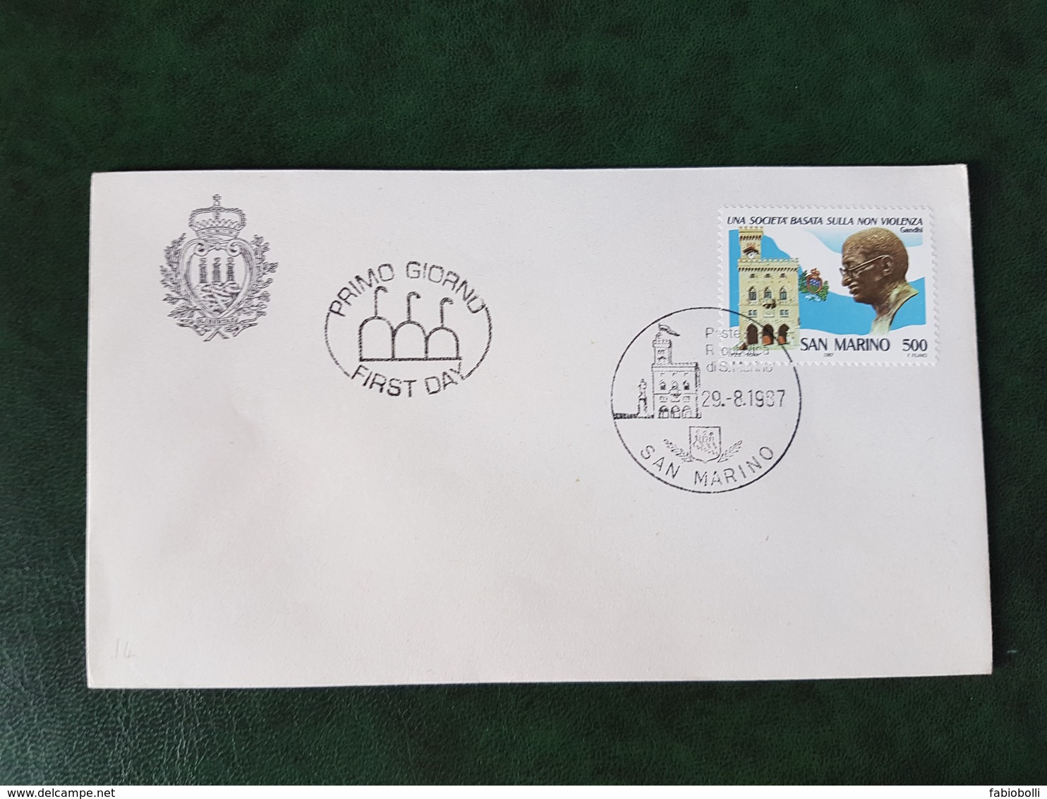 (35248) F.D.C. SAN MARINO  1987 - FDC