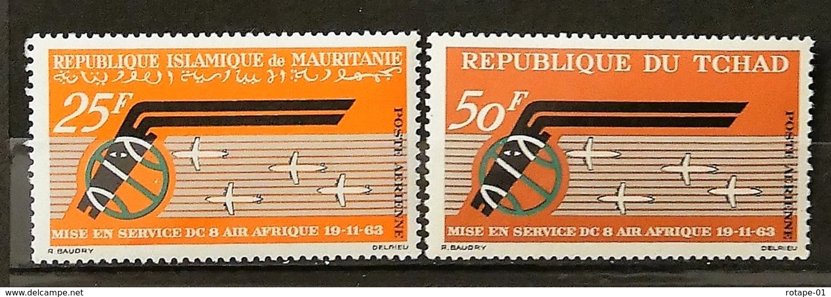 Gdes Séries Af. D'expr Fr 1963: DC8 Air Afrique, Neuf ** - Autres & Non Classés