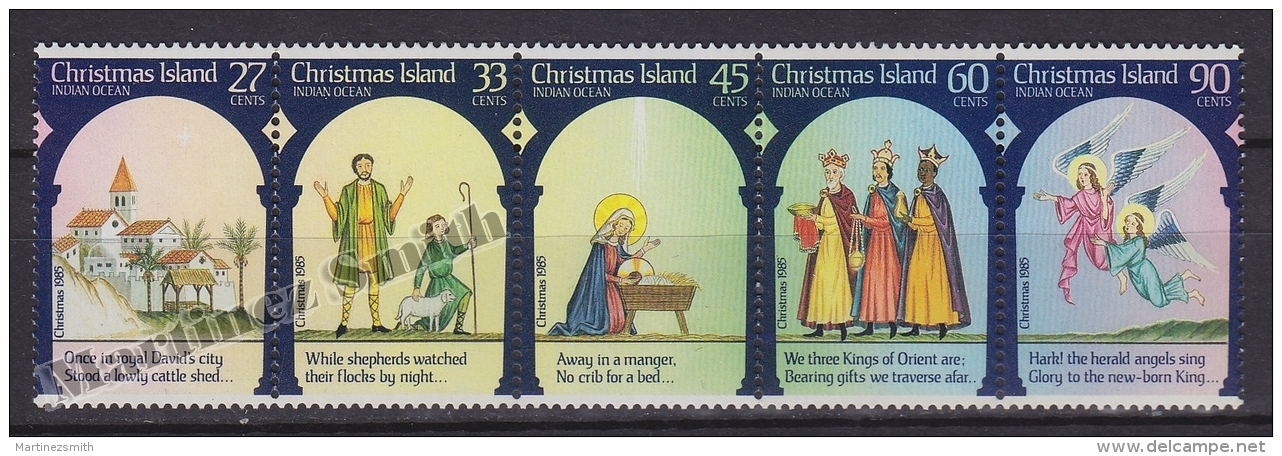 Christmas Island 1985 Yvert 210- 14, Christmas, Noël - MNH - Christmas Island