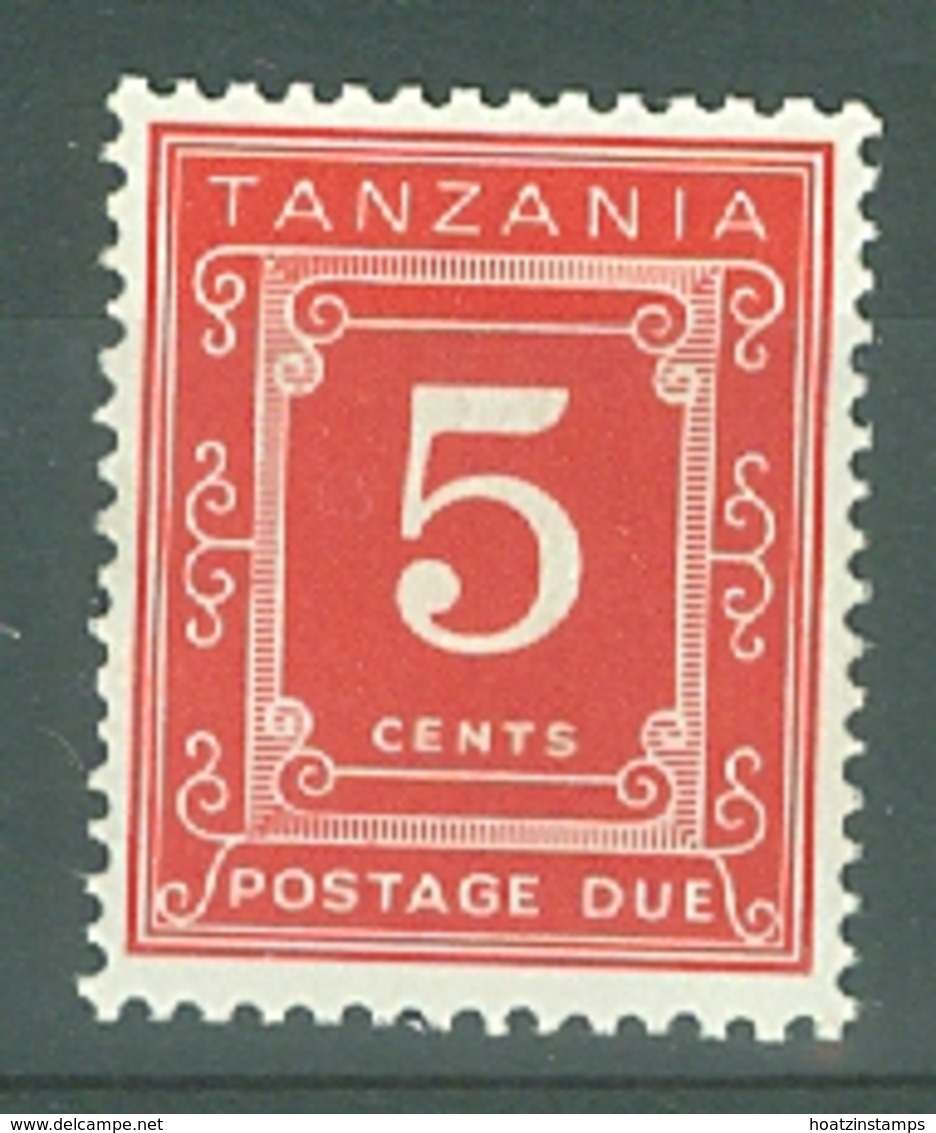 Tanzania: 1969/71   Postage Dues   SG D7  5c   [Perf: 14 X 15]   MH - Tanzania (1964-...)