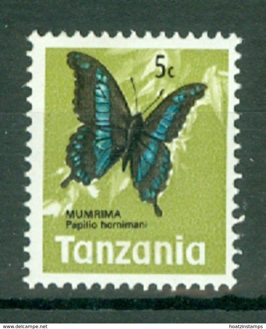 Tanzania: 1973/78   Butterflies   SG158    5c   MNH - Tanzania (1964-...)