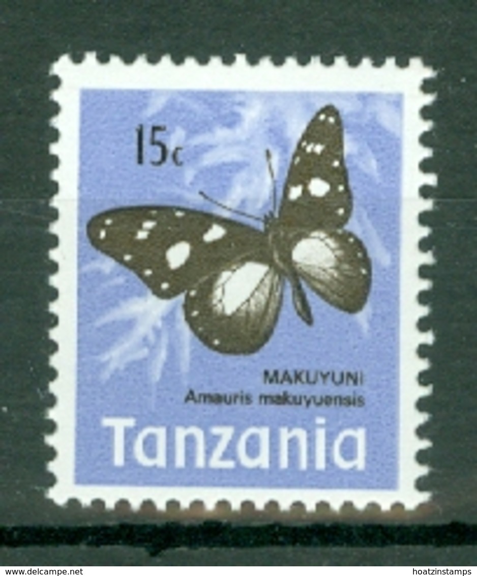 Tanzania: 1973/78   Butterflies   SG160    15c   MNH - Tanzania (1964-...)