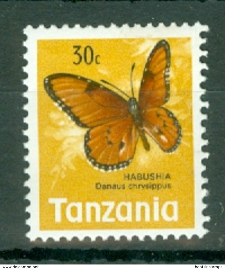 Tanzania: 1973/78   Butterflies   SG162    30c   Yellow, Orange & Black  MNH - Tanzania (1964-...)