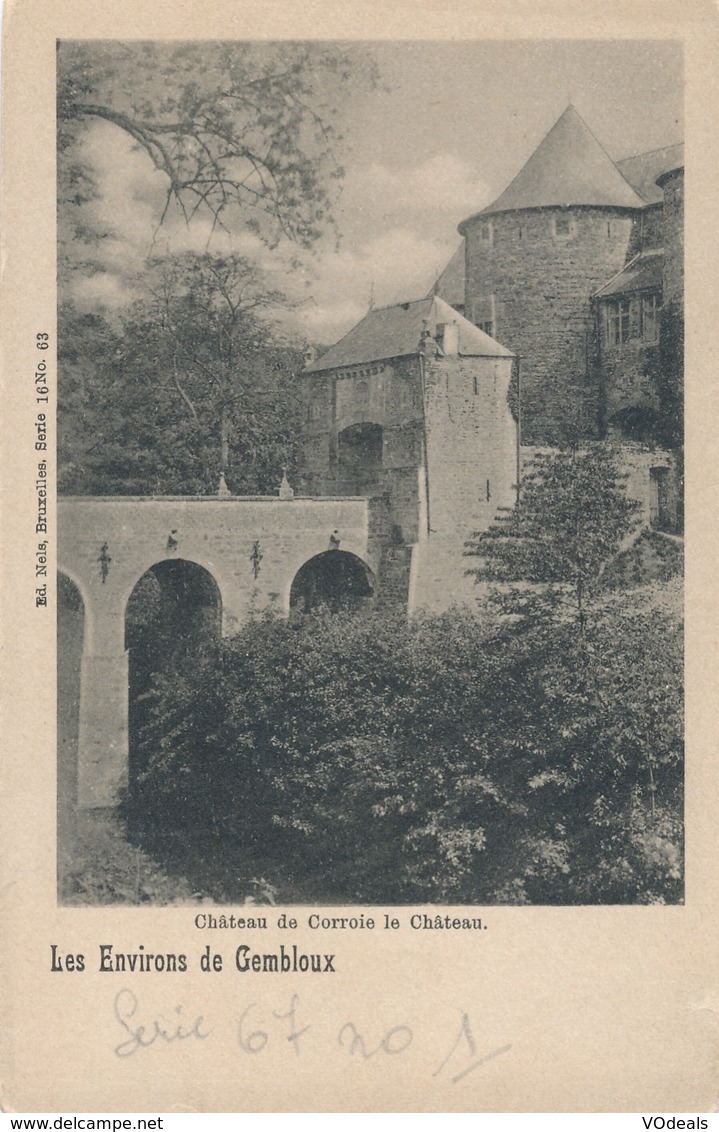 CPA - Belgique - Gembloux - Château De Corroie Le Château - Gembloux