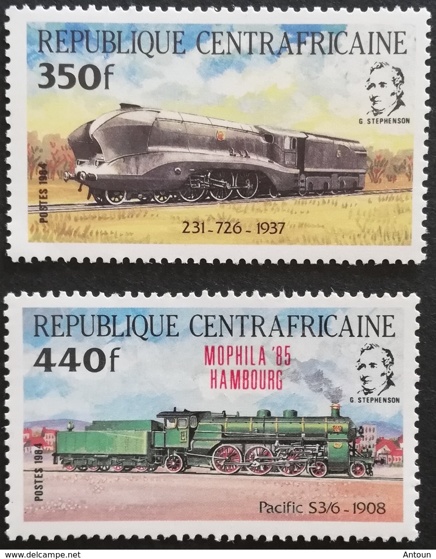 Central African Republic  1984 Locomotive - Central African Republic