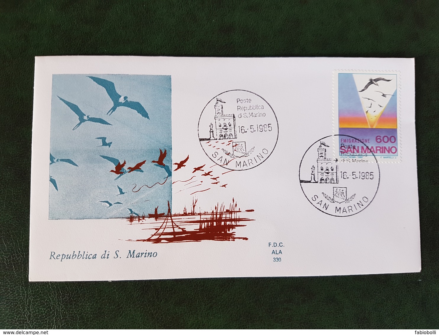 (35281) F.D.C. SAN MARINO  1985 - FDC