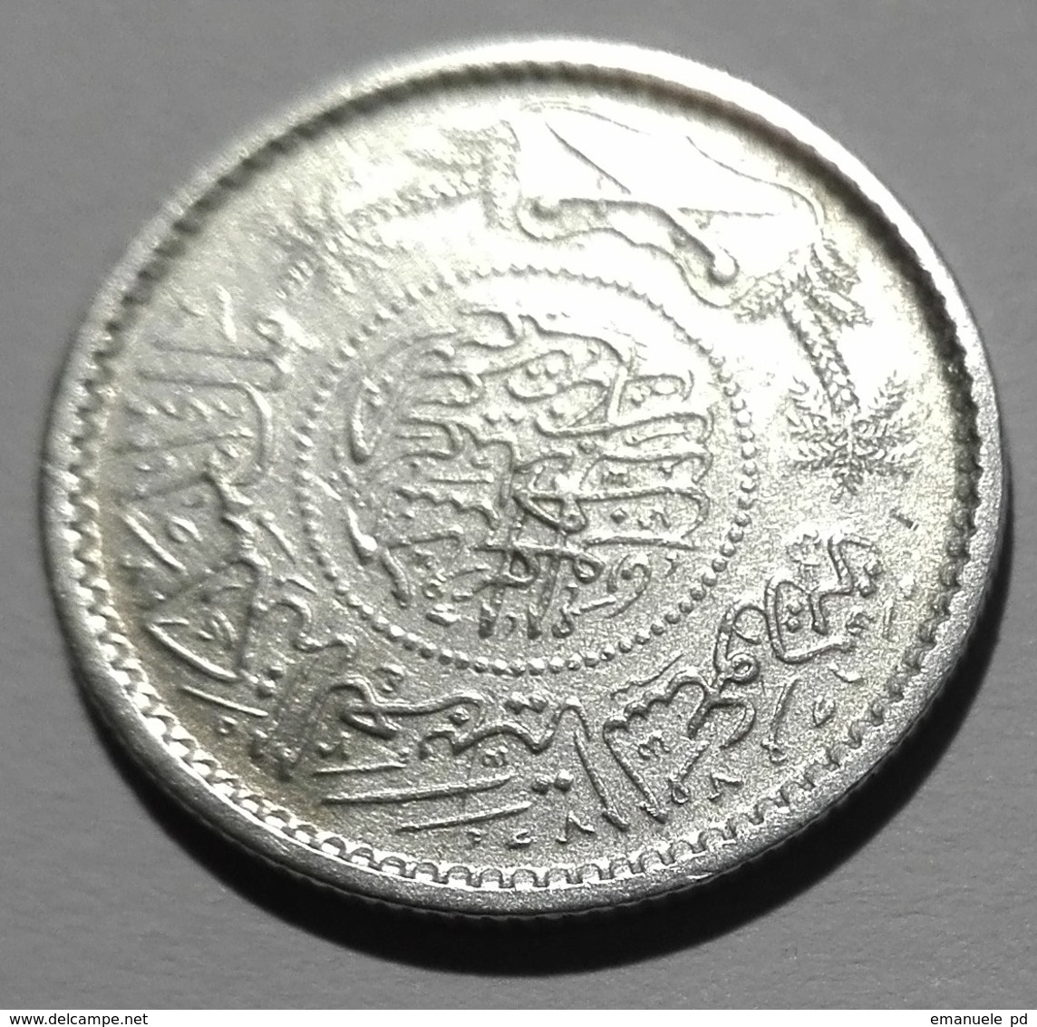 Saudi Arabia 1/4 Riyal AH 1354 Silver XF - Arabie Saoudite