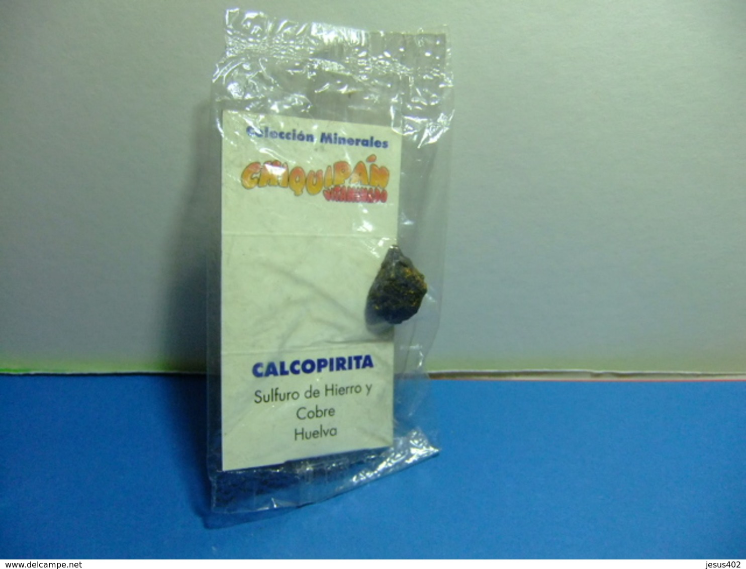 PANRRICO Colección De Minerales  CALCOPIRITA (sulfuro De Hierro Y Cobre) - Mineralen