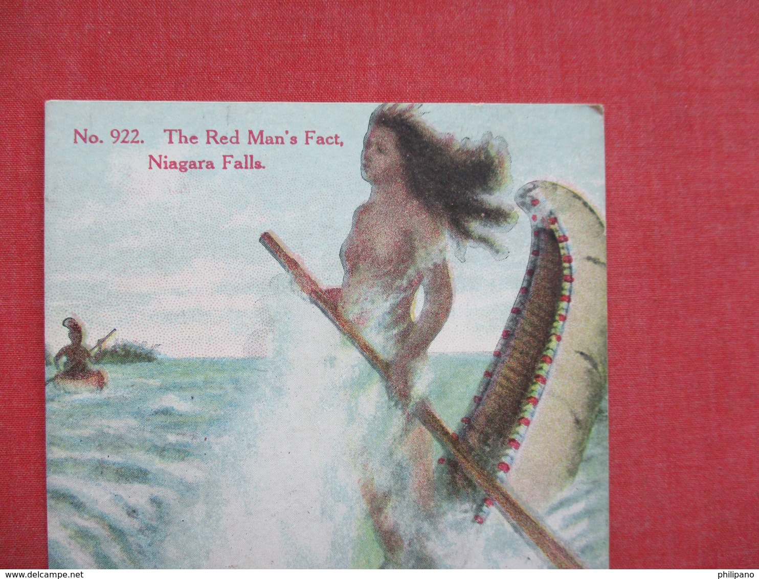 The Red Man's Fact Niagara Falls         Ref 3320 - Native Americans