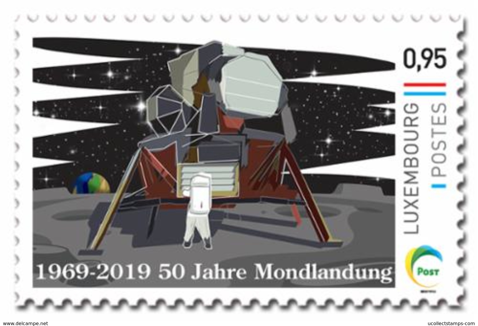 Luxemburg 2019   50yrs Moonlanding  Space    50jr Maanlanding  Ruimtevaart              Postfris/mnh/neuf - Neufs