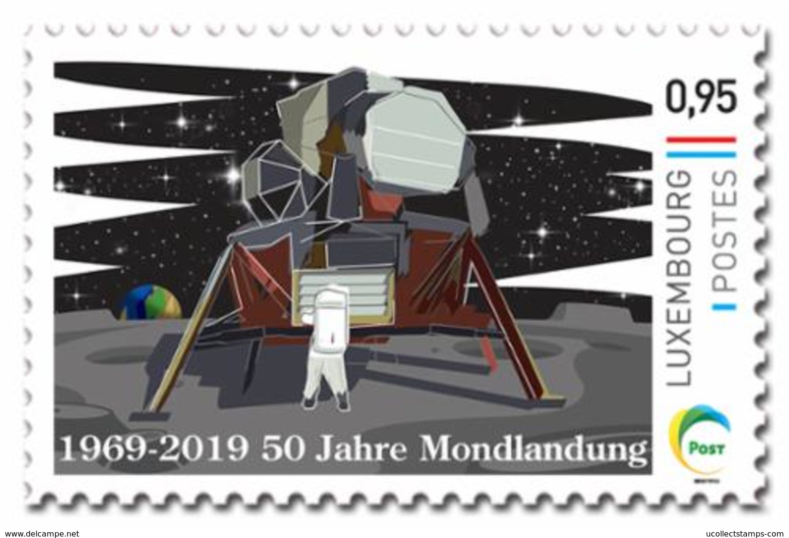 Luxemburg 2019   50yrs Moonlanding  Space    50jr Maanlanding  Ruimtevaart              Postfris/mnh/neuf - Ongebruikt
