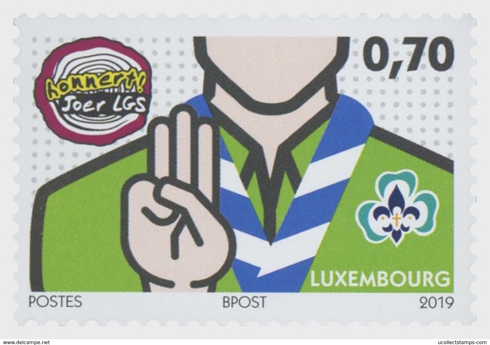 Luxemburg 2019  100JR SCOUTS                   Postfris/mnh/neuf - Ongebruikt